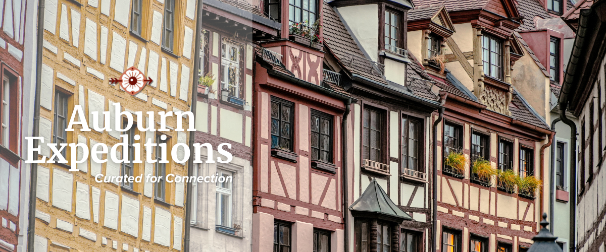 European architecture from a couples romantic getaway planned by a travel advisor.